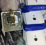 TV pass-through sockets new, easy installation