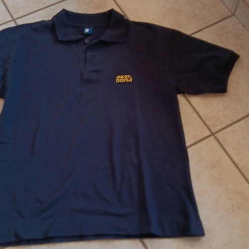 Polo type shirt XL black, like new, with logo
