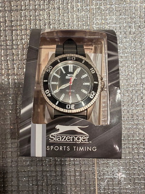Ρολόι Slazenger καινούργιο, μαύρο, ανδρικό