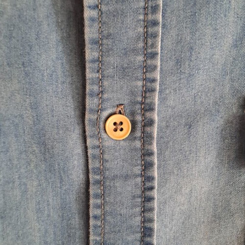 Calliope denim shirt Bershka like new, blue cotton