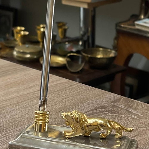 Vintage pen holder used, 12cm width