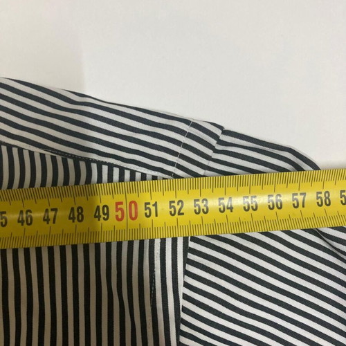 Ralph Lauren Black White Striped Dress Shirt XXL with Black Pony