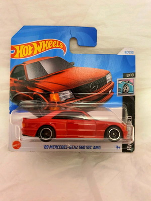 Mercedes Benz 89' 560 SEC AMG Hot Wheels new