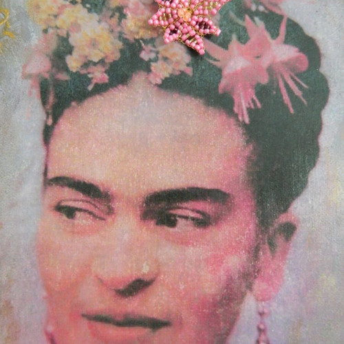 Frida Kahlo wall canvas 40x50 cm new mixed media artwork