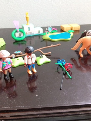 Playmobil Horses Of Waterfall like new, code 71495 with box and instructions