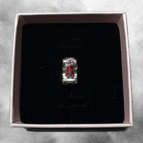Pandora Christmas Sleigh Charm new, sterling silver with multicolor enamel