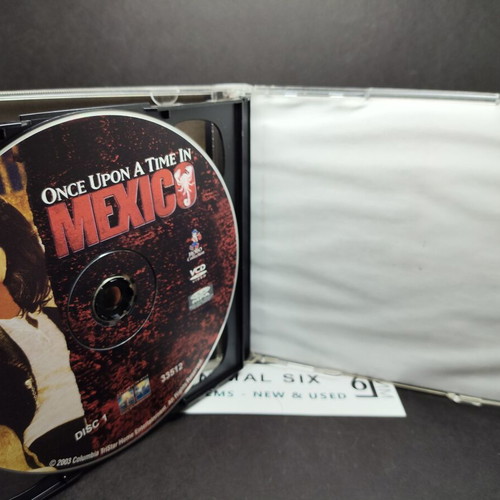 Once Upon a Time in Mexico VCD used, 2-disc, action and adventure