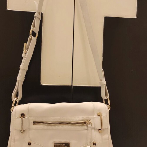Ferré white shoulder and crossbody bag new