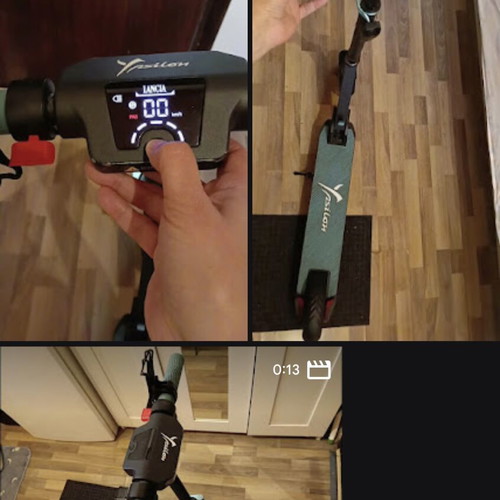 Electric Hybrid Scooter like new with digital display and accessories