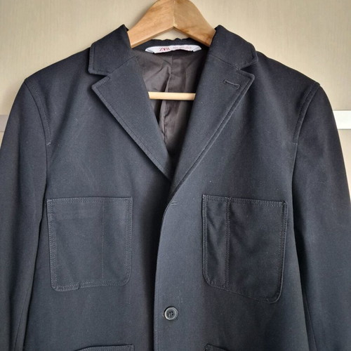Blue Dark Zara Unisex Jacket like new, size S/M