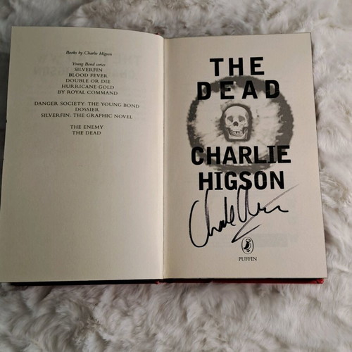 The Dead book like new, signed by Charlie Higson