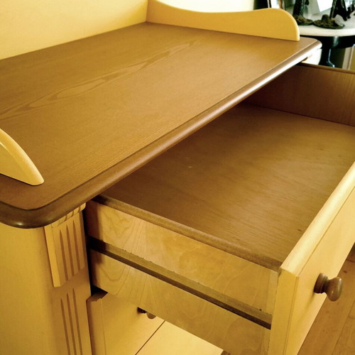 Kitten children's dresser made of solid wood used