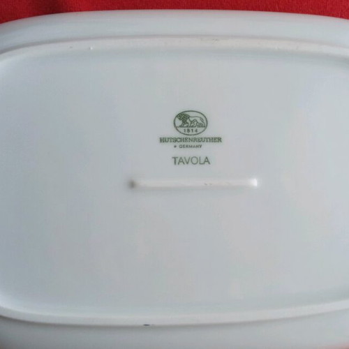 Vintage porcelain Hutschenreuther Tavola serving platters like new, set of 2