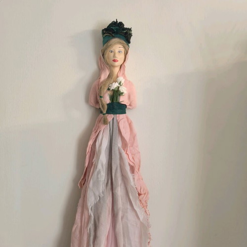 Handmade decorative wall doll new, length 115 cm