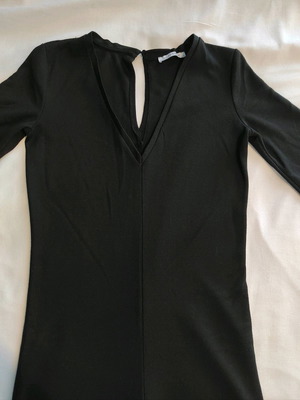 Zara black one-piece jumpsuit size S like new