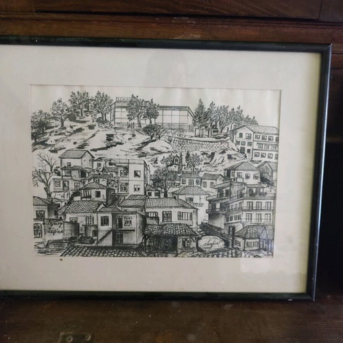 Kozani paintings like new, handmade, set of two