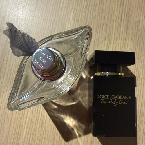 Perfume bottles used, assorted collection