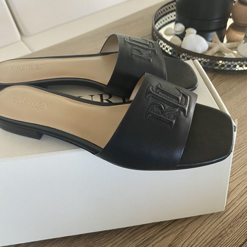 Ralf Lauren leather mules like new, size 36