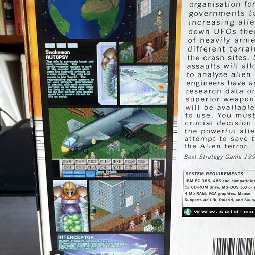 UFO Enemy Unknown PC CDROM Soldout edition like new