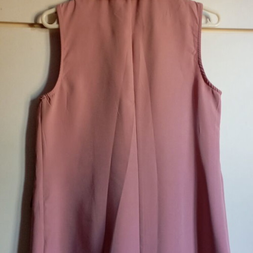 Sleeveless vest long, new, size L, pink