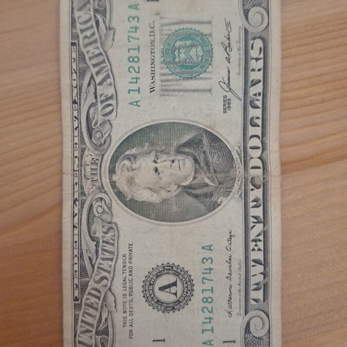 20 Dollars 1985 used banknote