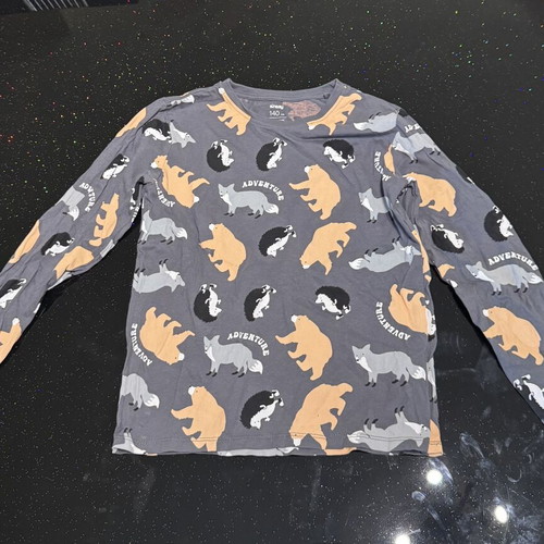 Sinsay children's long-sleeve shirt size 9-10 years like new, gray