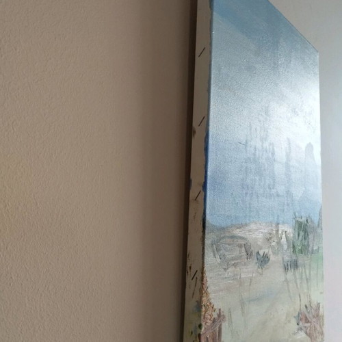 Canvas painting 35x50cm like new without frame
