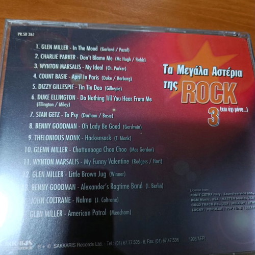 Cd The Big Stars of Rock intact