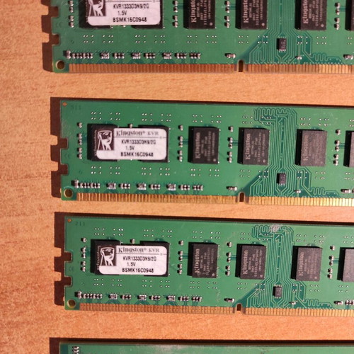 Kingston kvr1333d3n9/2g memory used