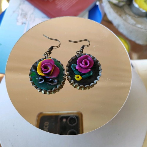 Handmade unique earrings like new