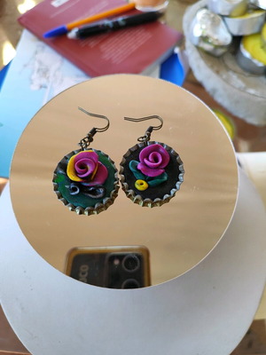 Handmade unique earrings like new