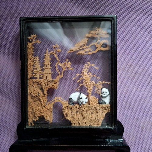 Vintage San You Chinese Diorama