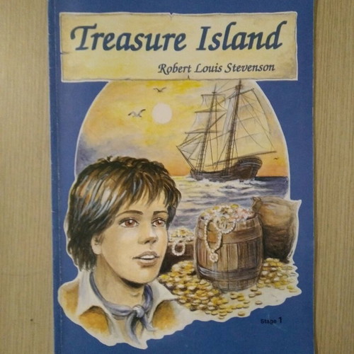Treasure Island book by Robert Louis Stevenson new, English