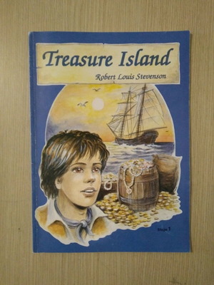 Treasure Island book by Robert Louis Stevenson new, English