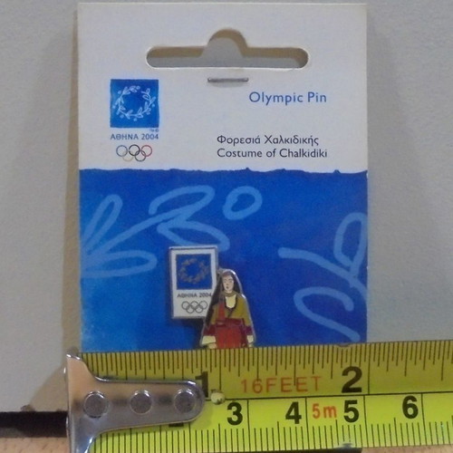 Olympic Pin Athens 2004 authentic, Costume of Chalkidiki