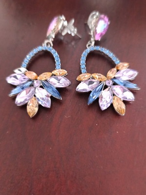 Rhinestone earrings new