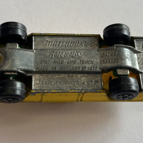 Matchbox 1973 Rolamatics No 57 Wild Life Truck