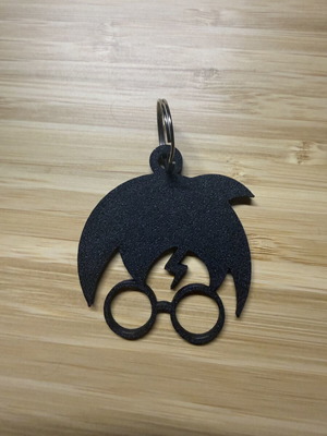 Μπρελόκ Harry Potter καινούργιο, μαύρο 3D print PLA