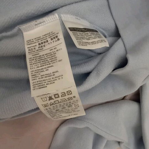 Levi's sweatshirt like new, cotton, size M, light blue