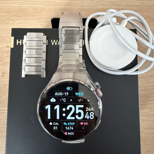 Huawei Watch 4 Pro Stainless Steel 48mm smartwatch with eSIM and heart rate monitor
