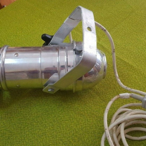 Theatrical spotlight used, 90s decade, 30cm length