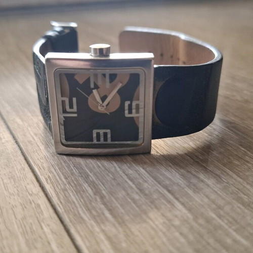 D&G women's watch used with black leather strap