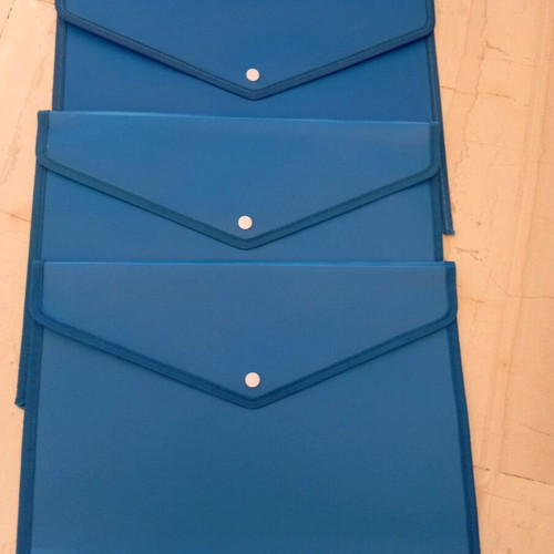Filing envelopes with button pack of 3, 38x27cm, new