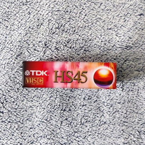 TDK VHS-C HS 45 video camera cassette new