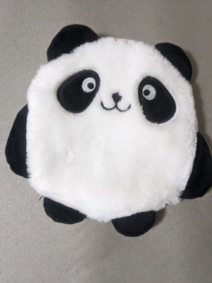 Panda shoulder bag new, white, with chain and zipper