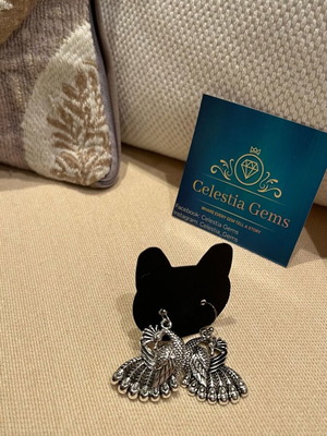 Celestia Gems Faux Bijou Earrings Lucky Peacocks 2026