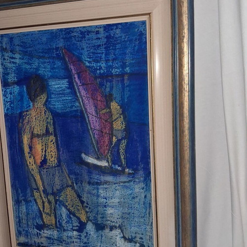 Original painting by Elsa Magazian, 35 × 50 cm