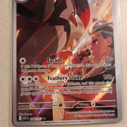 Larry's Staraptor Pokémon card Ascended heroes 249/217 new