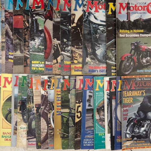 Classic Bike & The Classic Motorcycle magazines used bundle 54 & 33 issues