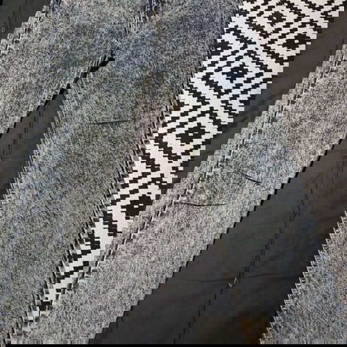 Bershka mom fit high-waist jean like new, blue